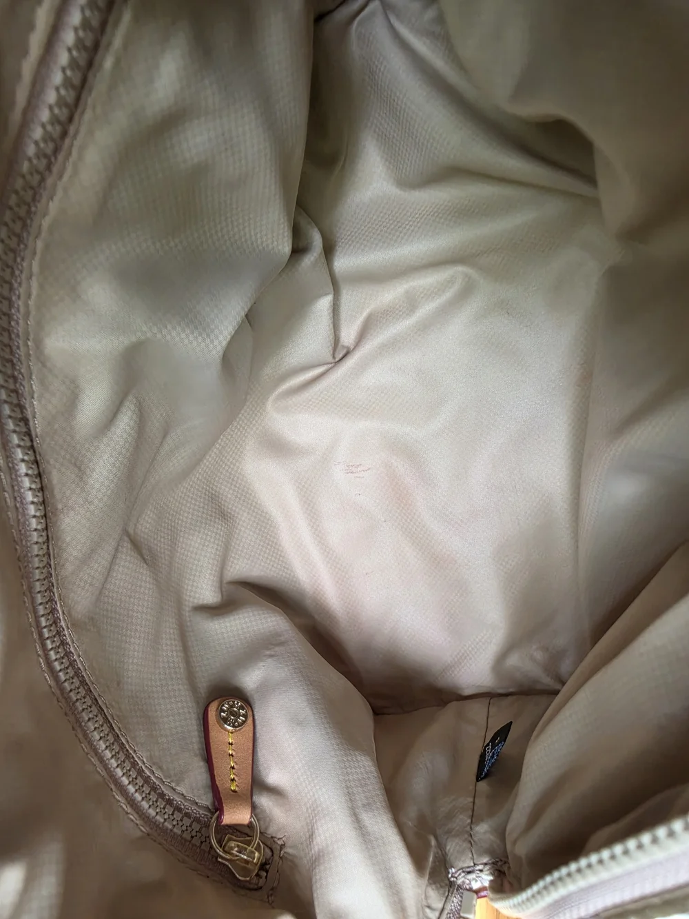 MZ Wallace Metallic Gold Quilted Medium Pouch Bag - Picture 8 of 9